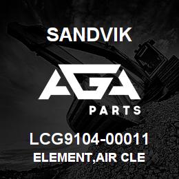 LCG9104-00011 Sandvik ELEMENT,AIR CLE | AGA Parts