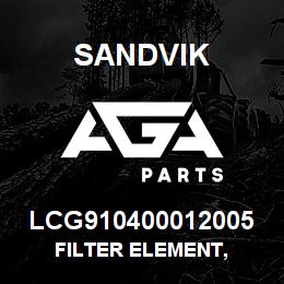 LCG910400012005 Sandvik FILTER ELEMENT, | AGA Parts