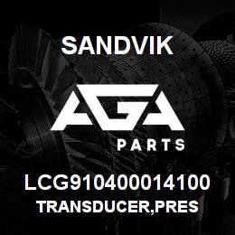 LCG910400014100 Sandvik TRANSDUCER,PRES | AGA Parts