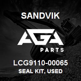 LCG9110-00065 Sandvik SEAL KIT, USED | AGA Parts