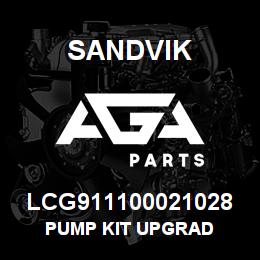 LCG911100021028 Sandvik PUMP KIT UPGRAD | AGA Parts