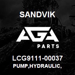 LCG9111-00037 Sandvik PUMP,HYDRAULIC, | AGA Parts