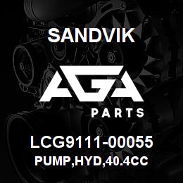 LCG9111-00055 Sandvik PUMP,HYD,40.4CC | AGA Parts
