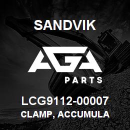 LCG9112-00007 Sandvik CLAMP, ACCUMULA | AGA Parts