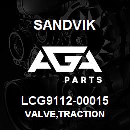 LCG9112-00015 Sandvik VALVE,TRACTION | AGA Parts