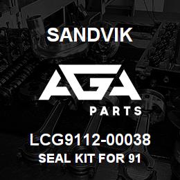 LCG9112-00038 Sandvik SEAL KIT FOR 91 | AGA Parts