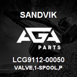 LCG9112-00050 Sandvik VALVE,1-SPOOL,P | AGA Parts