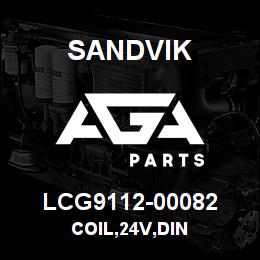 LCG9112-00082 Sandvik COIL,24V,DIN | AGA Parts