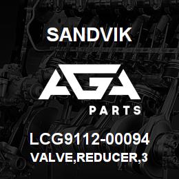 LCG9112-00094 Sandvik VALVE,REDUCER,3 | AGA Parts