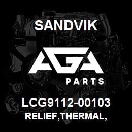 LCG9112-00103 Sandvik RELIEF,THERMAL, | AGA Parts