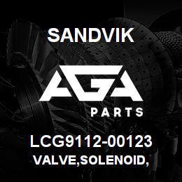 LCG9112-00123 Sandvik VALVE,SOLENOID, | AGA Parts