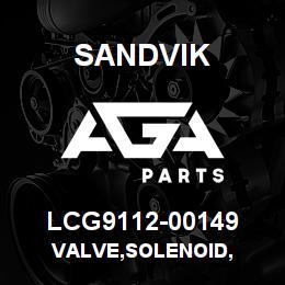 LCG9112-00149 Sandvik VALVE,SOLENOID, | AGA Parts