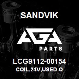 LCG9112-00154 Sandvik COIL,24V,USED O | AGA Parts