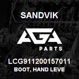 LCG911200157011 Sandvik BOOT, HAND LEVE | AGA Parts