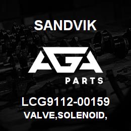 LCG9112-00159 Sandvik VALVE,SOLENOID, | AGA Parts
