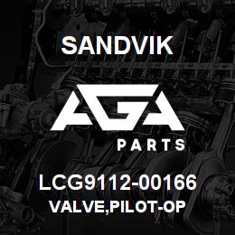 LCG9112-00166 Sandvik VALVE,PILOT-OP | AGA Parts
