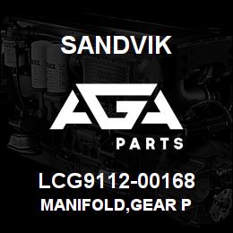 LCG9112-00168 Sandvik MANIFOLD,GEAR P | AGA Parts