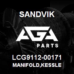 LCG9112-00171 Sandvik MANIFOLD,KESSLE | AGA Parts
