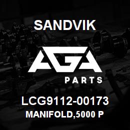 LCG9112-00173 Sandvik MANIFOLD,5000 P | AGA Parts