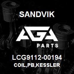 LCG9112-00194 Sandvik COIL,PB,KESSLER | AGA Parts
