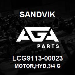 LCG9113-00023 Sandvik MOTOR,HYD,3/4 G | AGA Parts
