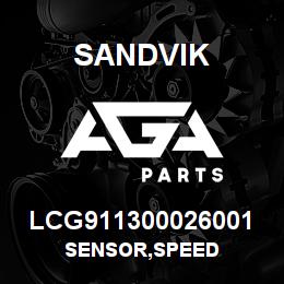 LCG911300026001 Sandvik SENSOR,SPEED | AGA Parts