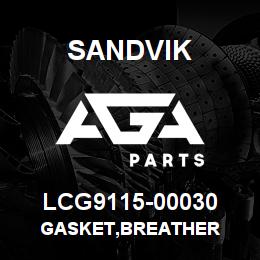 LCG9115-00030 Sandvik GASKET,BREATHER | AGA Parts
