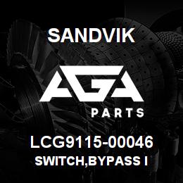 LCG9115-00046 Sandvik SWITCH,BYPASS I | AGA Parts