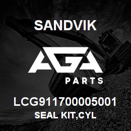 LCG911700005001 Sandvik SEAL KIT,CYL | AGA Parts