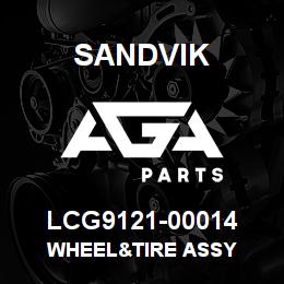 LCG9121-00014 Sandvik WHEEL&TIRE ASSY | AGA Parts