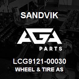 LCG9121-00030 Sandvik WHEEL & TIRE AS | AGA Parts