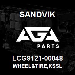 LCG9121-00048 Sandvik WHEEL&TIRE,KSSL | AGA Parts