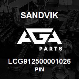 LCG912500001026 Sandvik PIN | AGA Parts