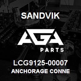 LCG9125-00007 Sandvik ANCHORAGE CONNE | AGA Parts