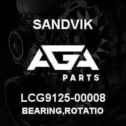 LCG9125-00008 Sandvik BEARING,ROTATIO | AGA Parts