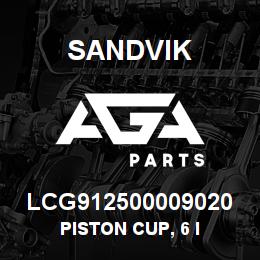LCG912500009020 Sandvik PISTON CUP, 6 I | AGA Parts