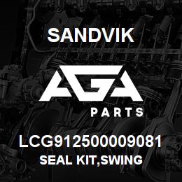 LCG912500009081 Sandvik SEAL KIT,SWING | AGA Parts