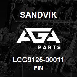 LCG9125-00011 Sandvik PIN | AGA Parts