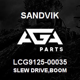 LCG9125-00035 Sandvik SLEW DRIVE,BOOM | AGA Parts