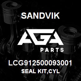 LCG912500093001 Sandvik SEAL KIT,CYL | AGA Parts
