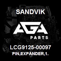 LCG9125-00097 Sandvik PIN,EXPANDER,1. | AGA Parts