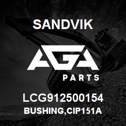 LCG912500154 Sandvik BUSHING,CIP151A | AGA Parts