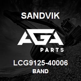 LCG9125-40006 Sandvik BAND | AGA Parts