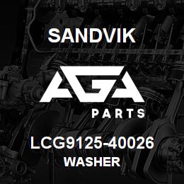 LCG9125-40026 Sandvik WASHER | AGA Parts