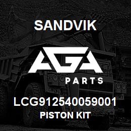 LCG912540059001 Sandvik PISTON KIT | AGA Parts