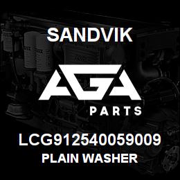 LCG912540059009 Sandvik PLAIN WASHER | AGA Parts
