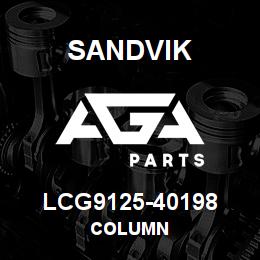 LCG9125-40198 Sandvik COLUMN | AGA Parts