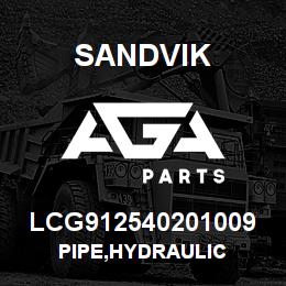LCG912540201009 Sandvik PIPE,HYDRAULIC | AGA Parts