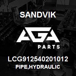 LCG912540201012 Sandvik PIPE,HYDRAULIC | AGA Parts