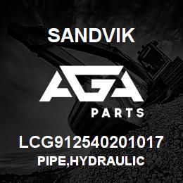 LCG912540201017 Sandvik PIPE,HYDRAULIC | AGA Parts